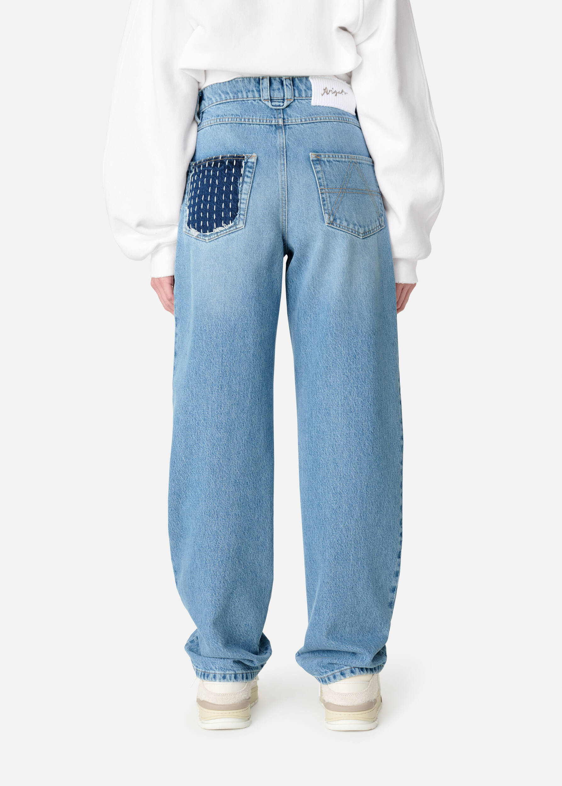 Patchwork Relaxed Jeans