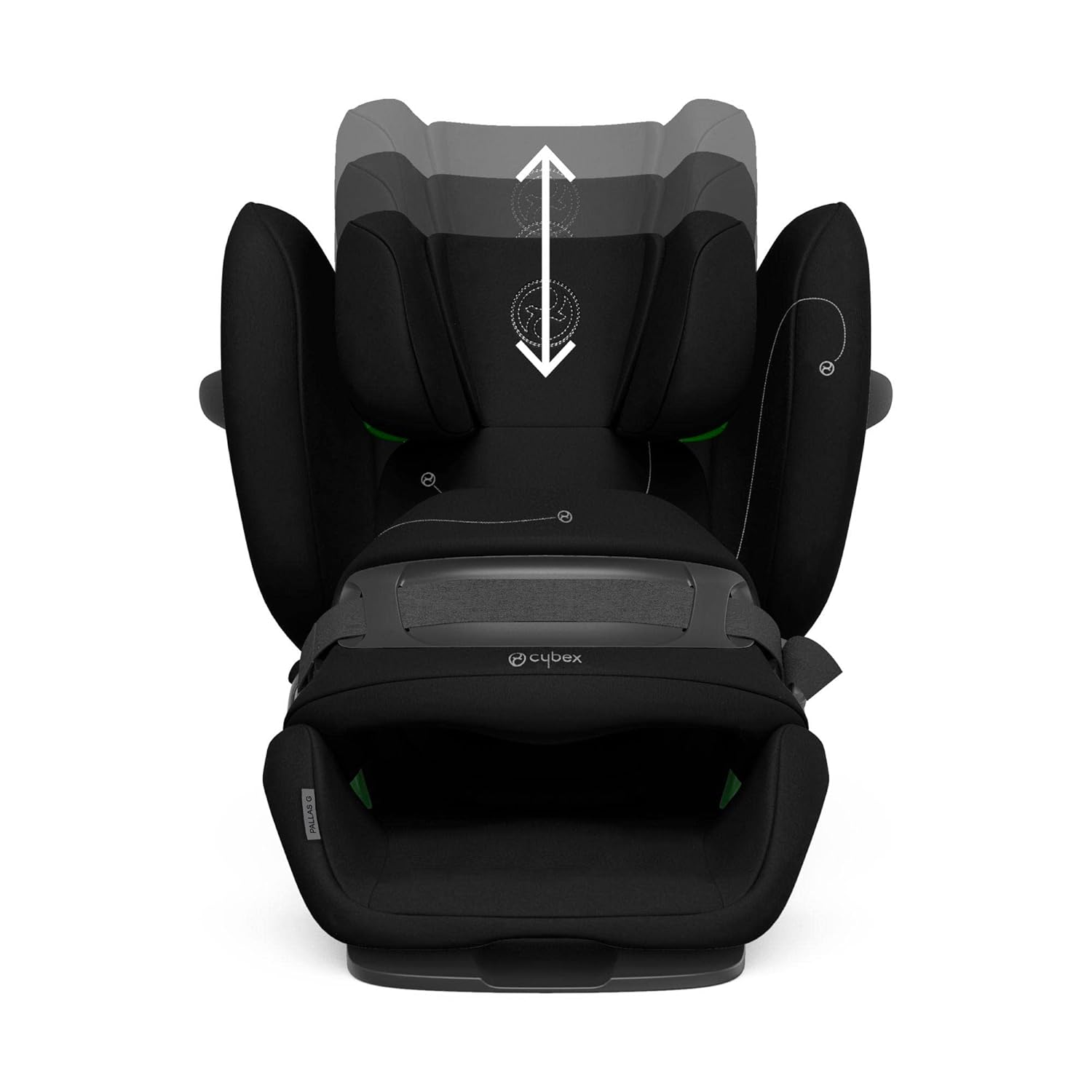 CYBEX Gold Pallas G i-Size Child Seat 76 - 150 cm from 15 Months to 12 Years (Approx. 9 to 50 kg) Deep Black