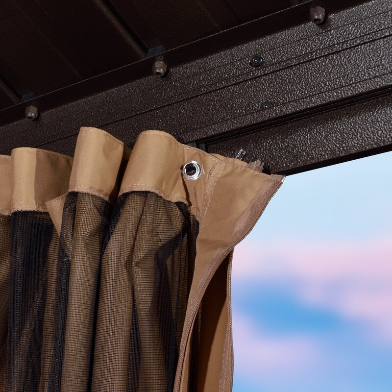 12 Ft. W x 10 FT. D Aluminum Patio Gazebo