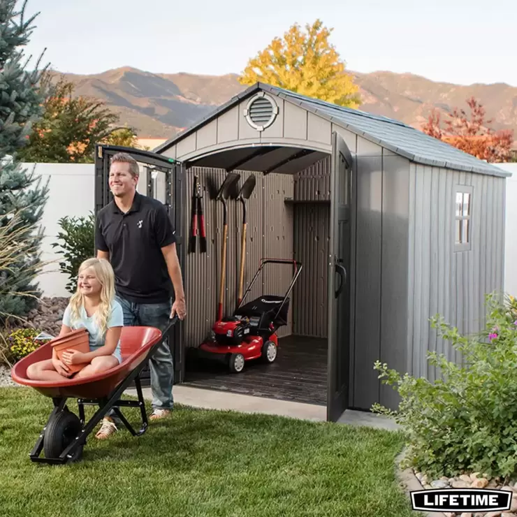 Lifetime 8 ft. x 10 ft. Outdoor Storage Shed