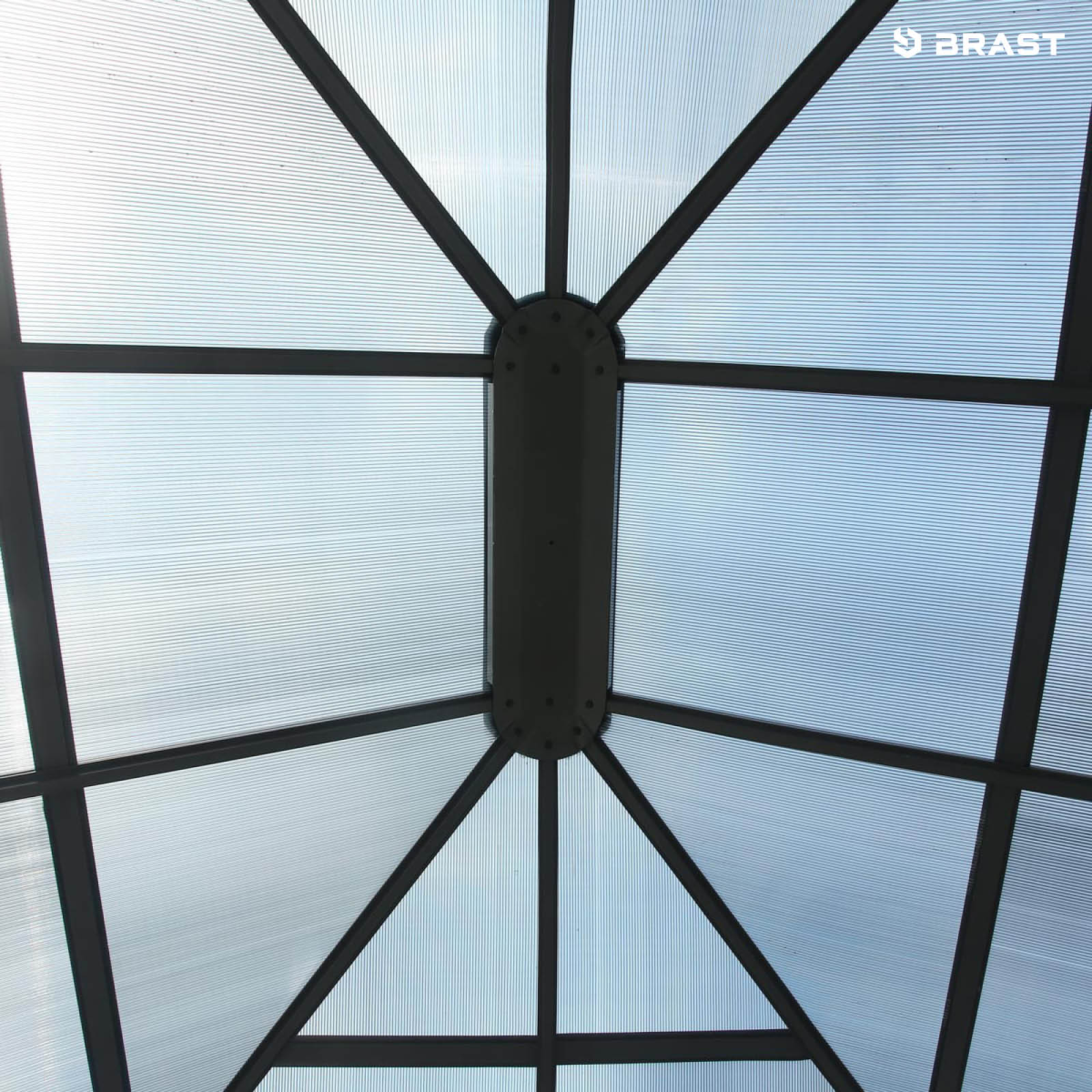 BRAST Alu Gartenpavillon SUMMERDREAM 3x3m beige