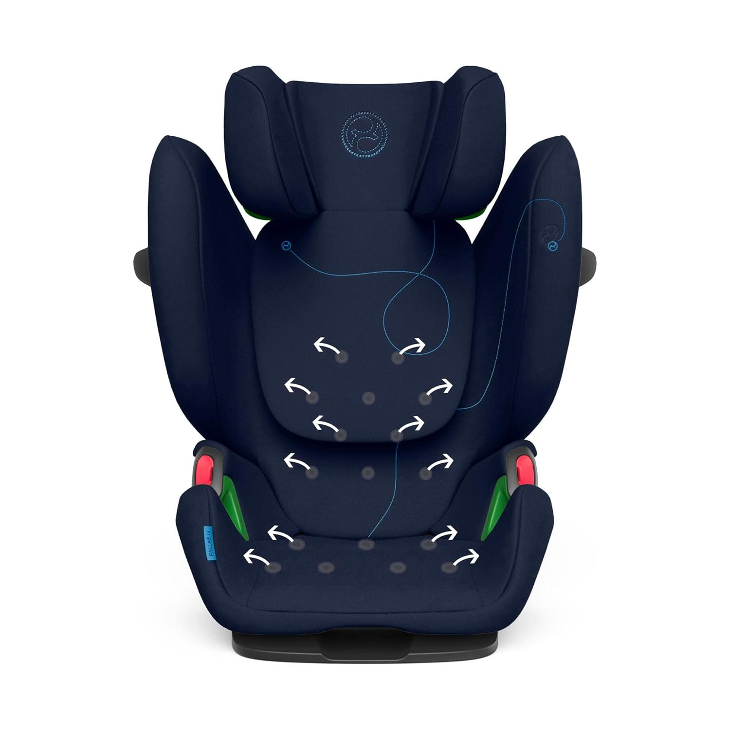 CYBEX Gold Pallas G i-Size Child Seat 76 - 150 cm from 15 Months to 12 Years (Approx. 9 to 50 kg) Deep Black