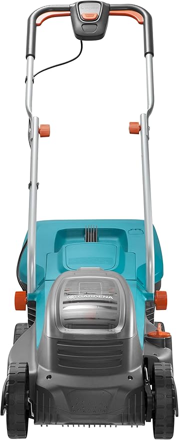 Powermax Li-40/32Gardena Battery Lawnmower: Lawnmower up to 280 m², Cutting Width 32 cm, Capacity 40 L, Cutting Height 20-60 mm, Folding Handlebar, Battery and Charger (5033-20)