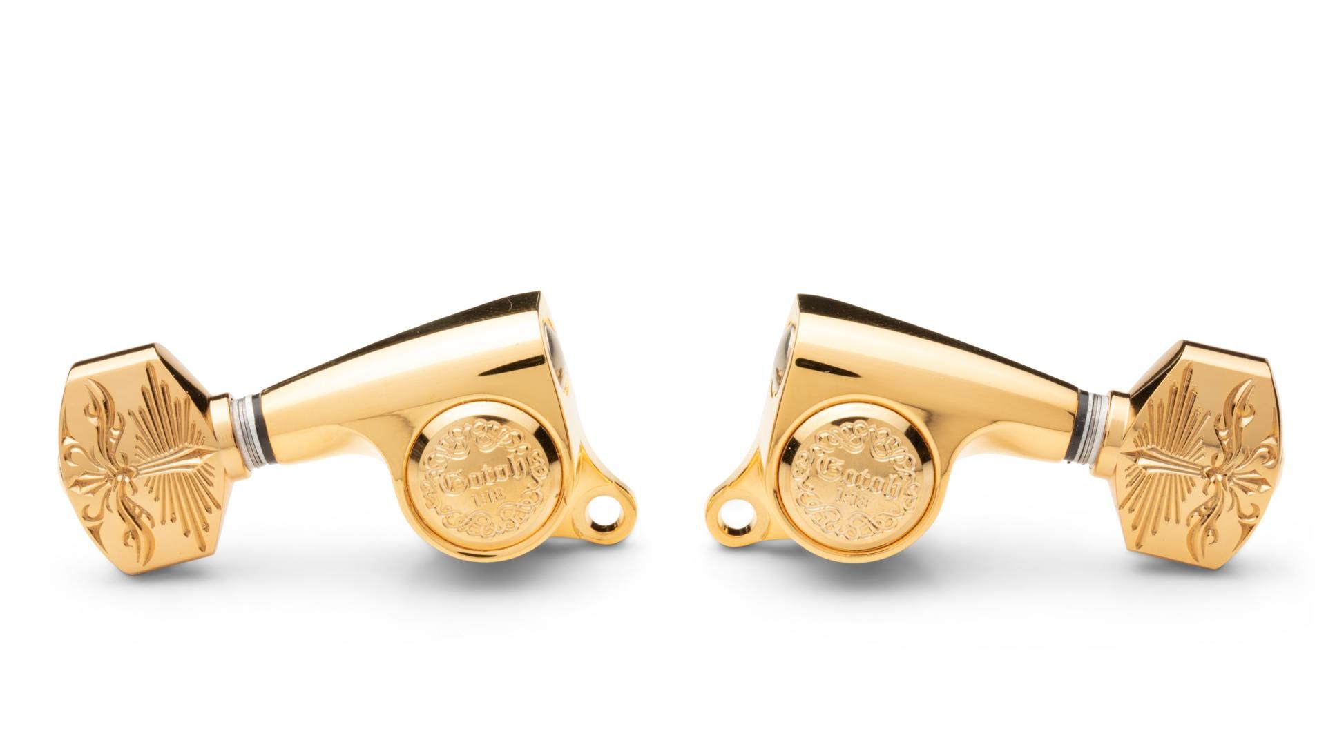 Gotoh Luxury Tuners 18:1 - 12-String, Polished Gold