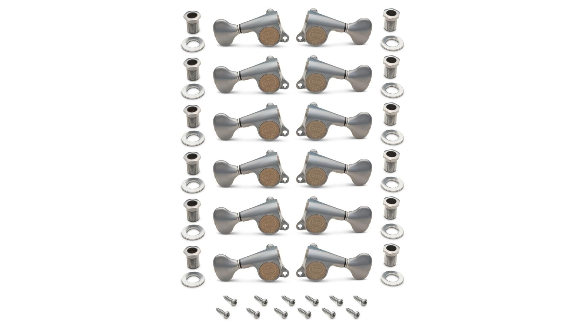 Gotoh Tuners 18:1 - 12-String, Antique Chrome