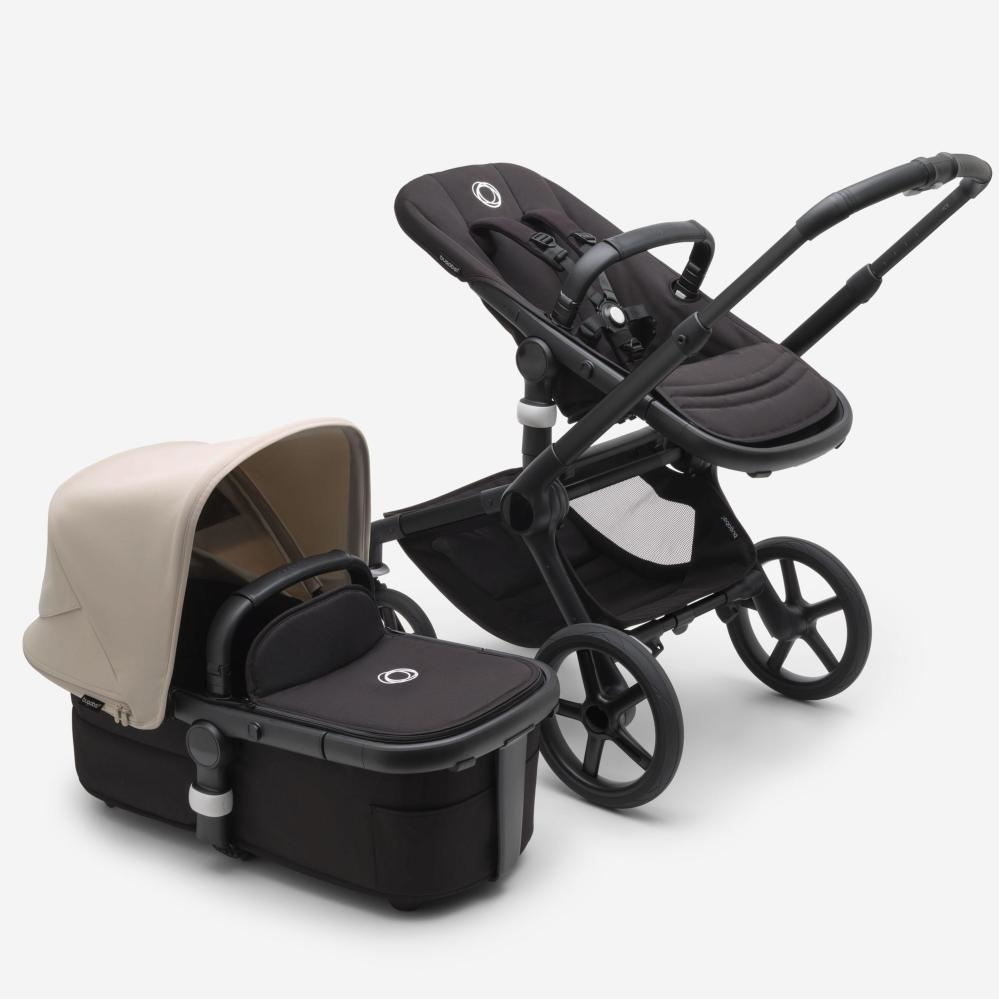 Bugaboo Fox 5 stroller set Black/Black, Desert Taupe