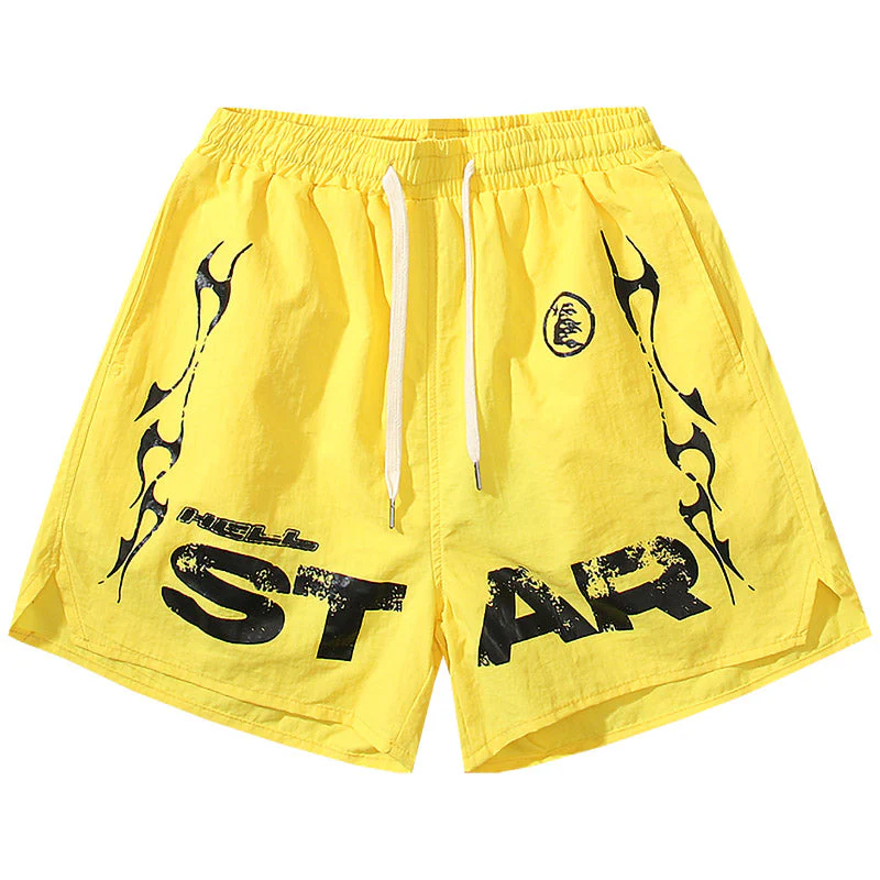 Hellstar Capsule 8 Shorts-Yellow/Black