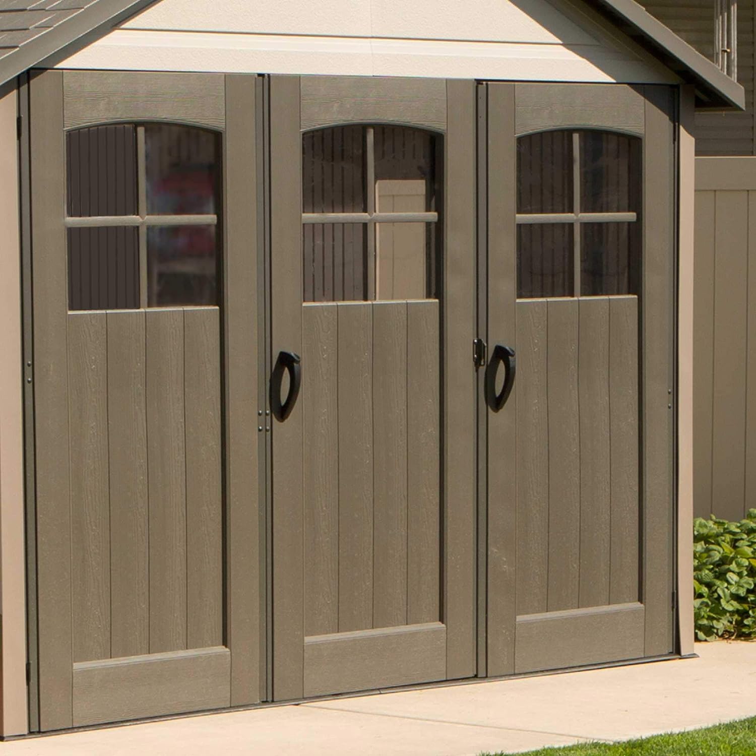 Lifetime 11 x 18.5 Ft. Outdoor Storage Shed. 11 x 18.5. Desert Sand