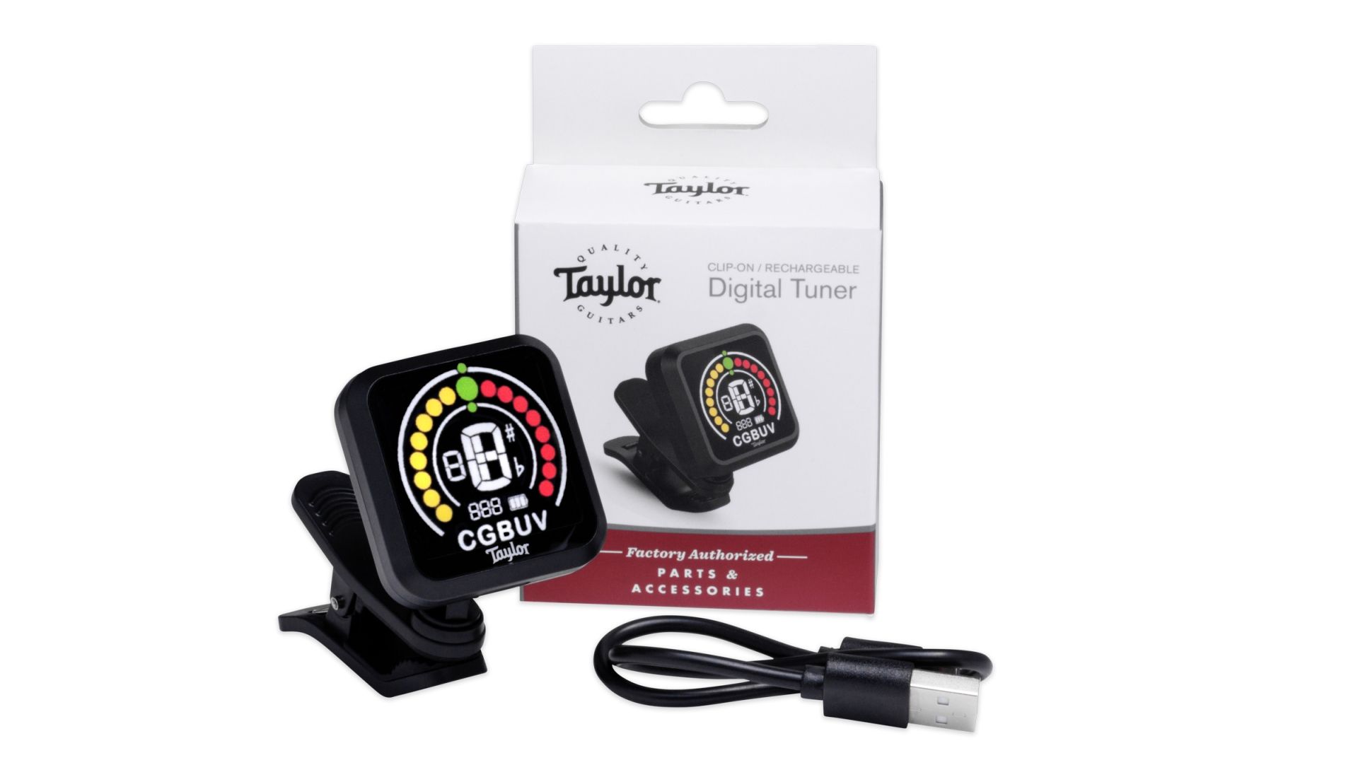 Taylor Digital Tuner, K9, Rechargeable Battery