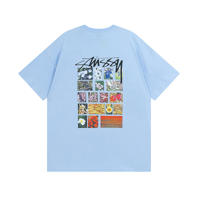 Stussy Flower Grid Tee