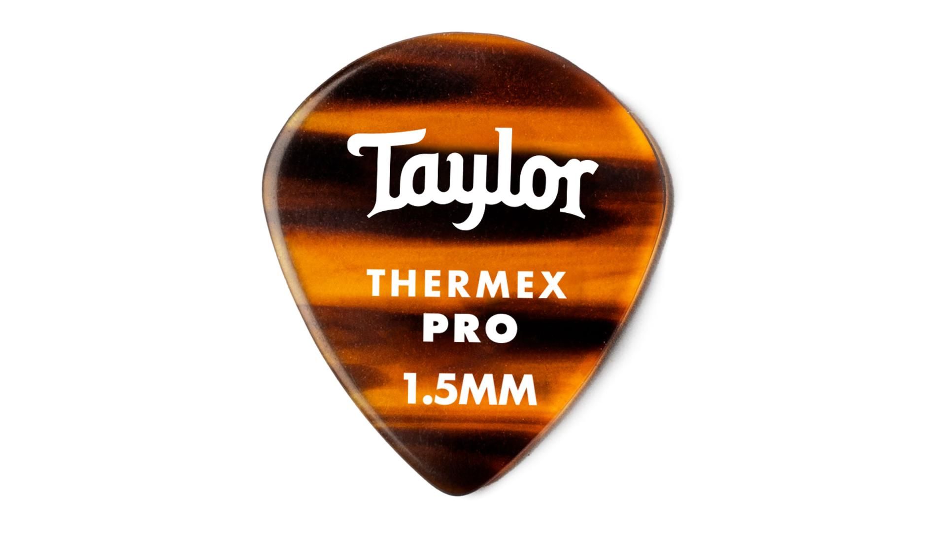 Taylor Premium 651 Thermex Pro Guitar Picks, Tortoise Shell - 1.50mm, 6-Pack