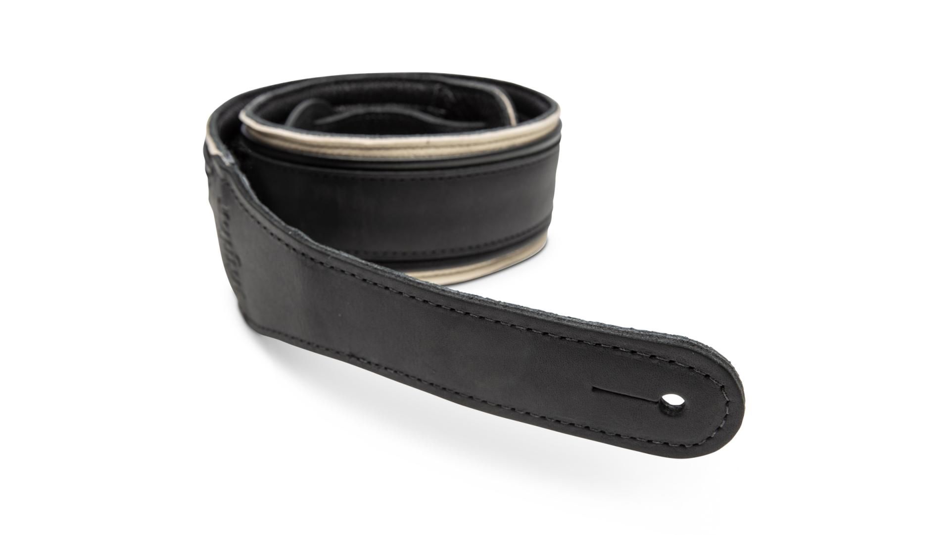Taylor American Dream Leather Strap, White/Black, Taylor,2.5