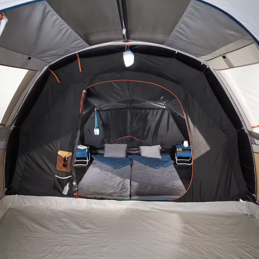 4 Person 1 Bedroom Camping Tent Fresh & Black - Sand