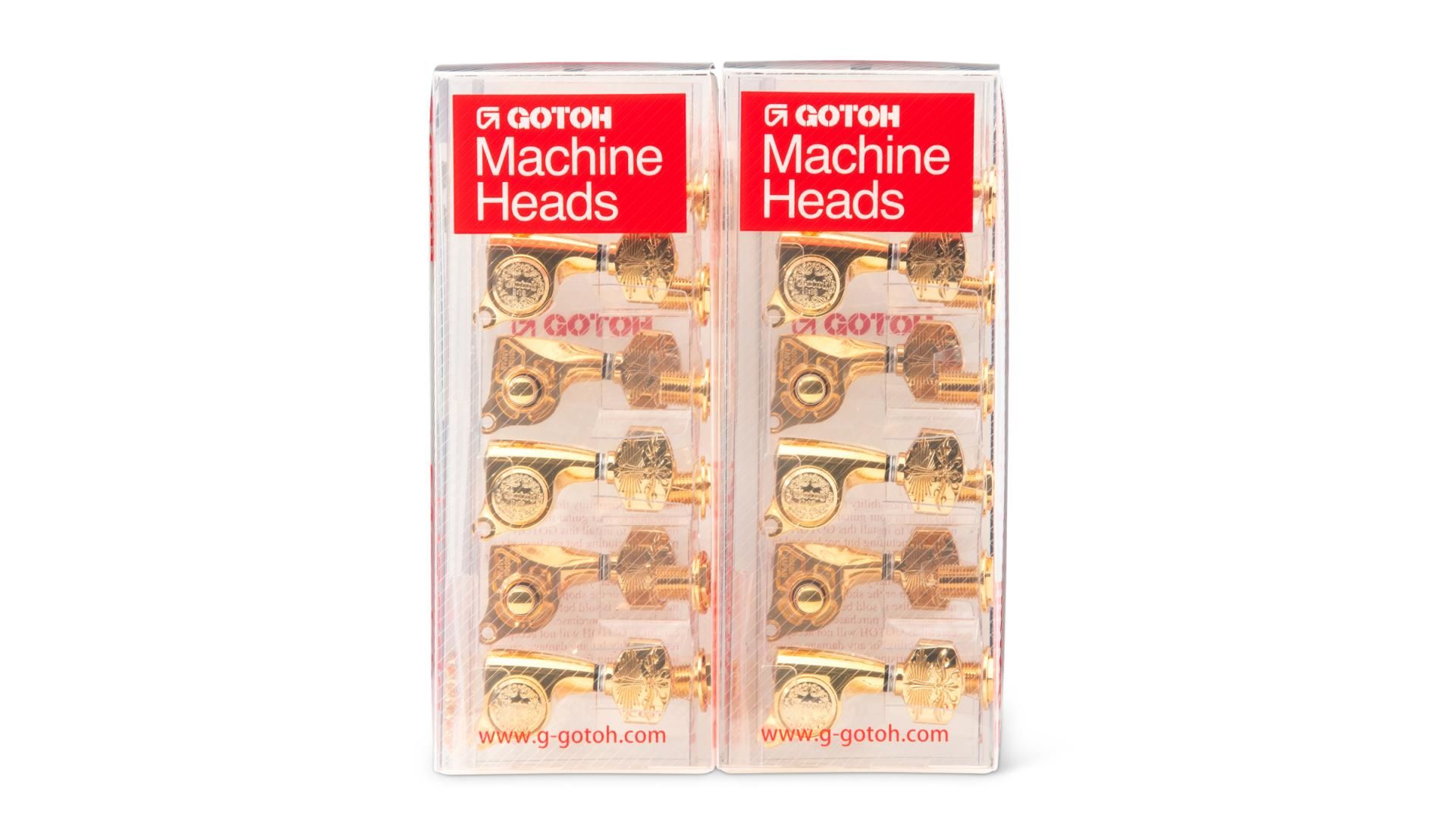 Gotoh Luxury Tuners 18:1 - 12-String, Polished Gold