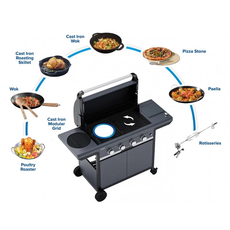 GAS BARBECUE CAMPINGAZ SELECT 4 EXSD BUNDLE