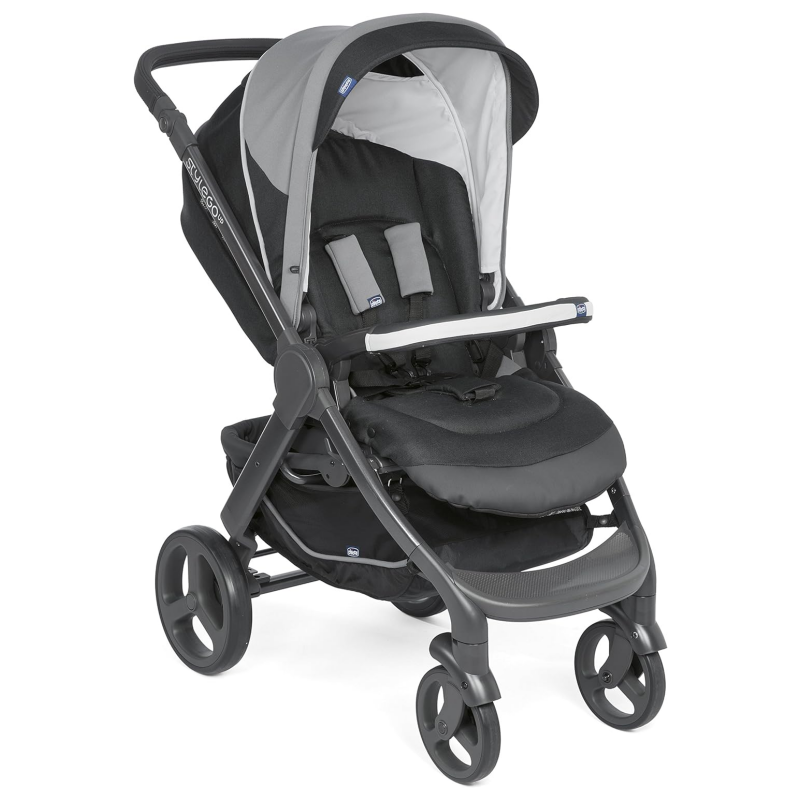 Chicco - Trio StyleGo Up, 3 in 1 Combination Stroller, Jet Black