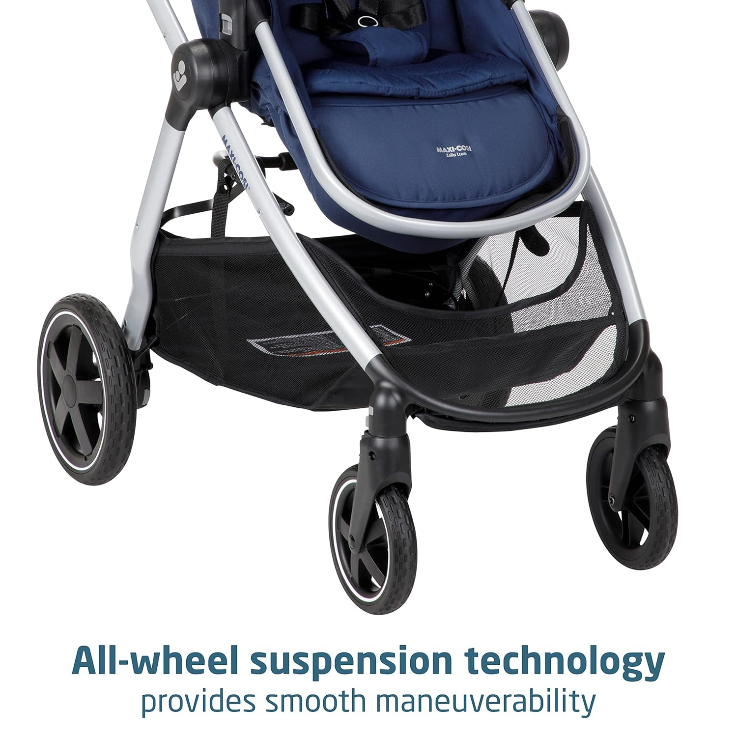 Maxi-Cosi Zelia Luxe 5-in-1 Modular Travel System, Choose Between 5 Modes of use: Parent-Facing car seat Caddy, Reversible Carriage, and Reversible Stroller