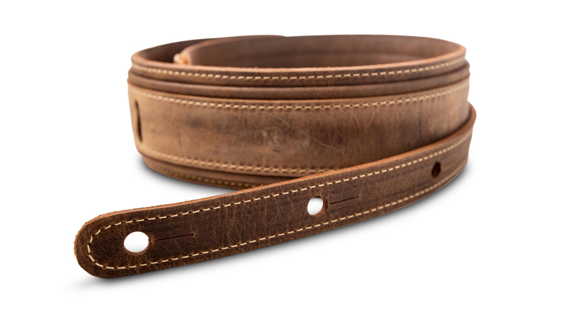 Taylor Wings Distressed Leather Guitar Strap