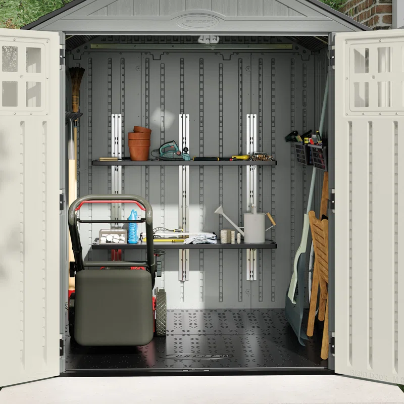 Suncast 6 ft. x 5 ft. Resin Storage Shed