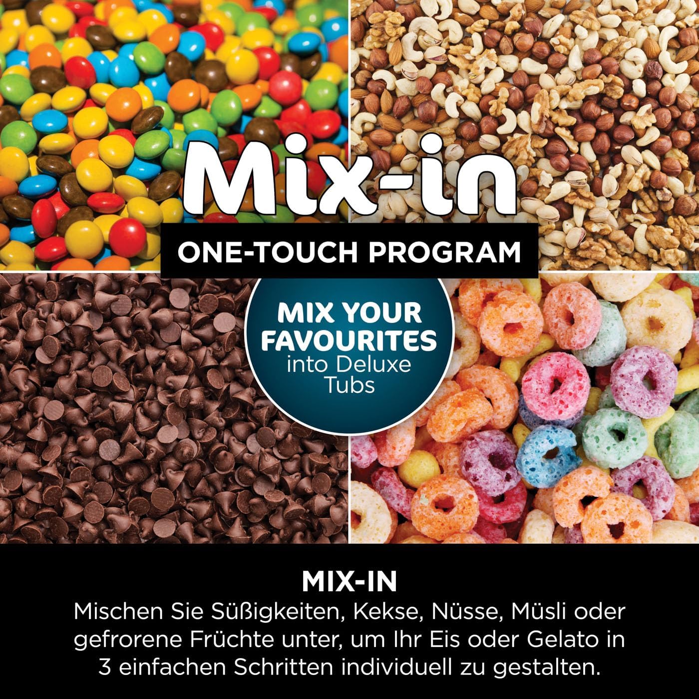 Ninja CREAMi Deluxe Ice Cream Maker with 3 Containers, 10 Functions