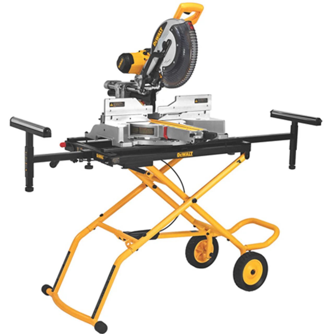 DEWALT DWS780RST - 12-Inch Double Bevel Sliding Compound Miter Saw - (With Rolling stand)
