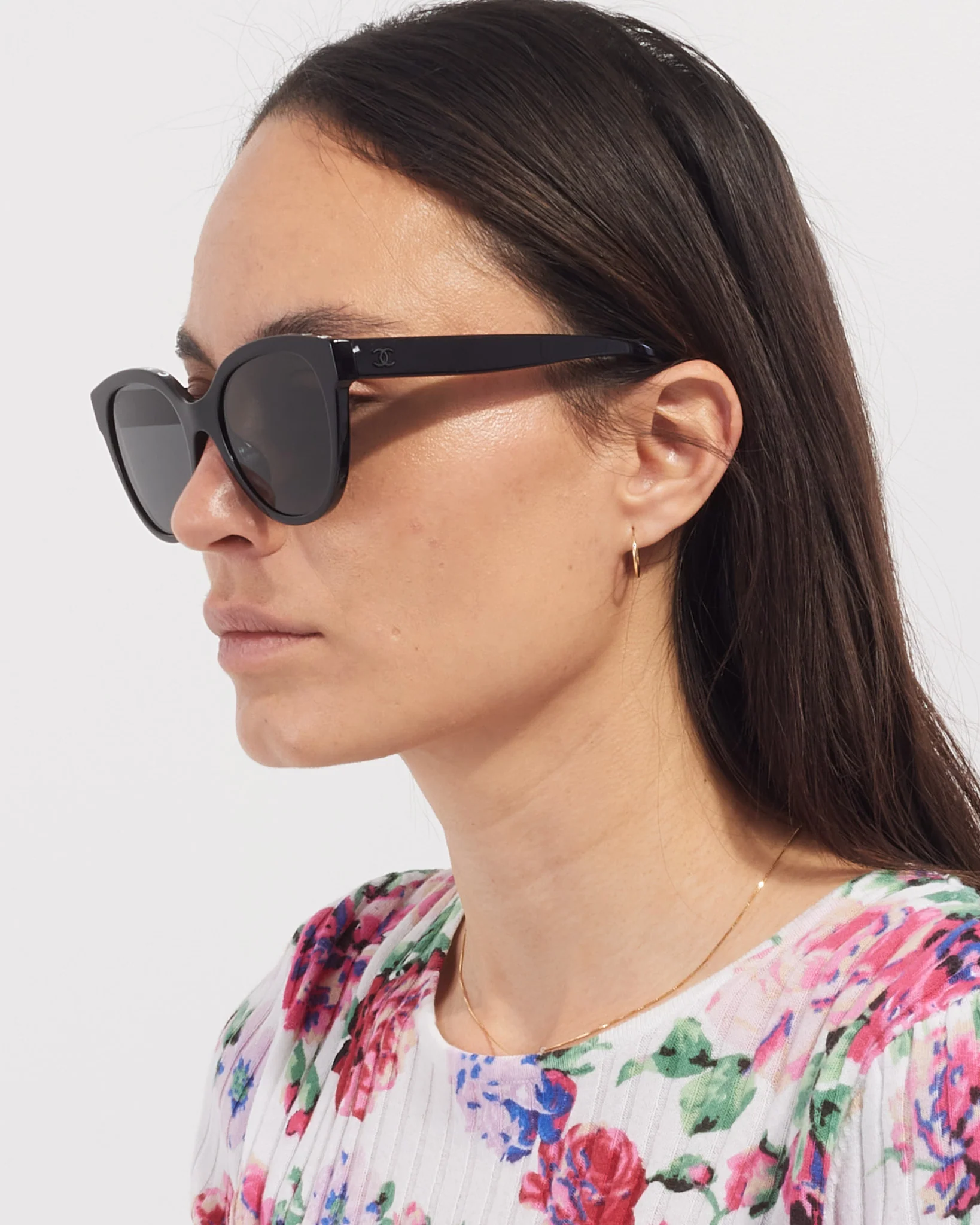 CHANEL 5414 Butterfly Acetate Sunglasses