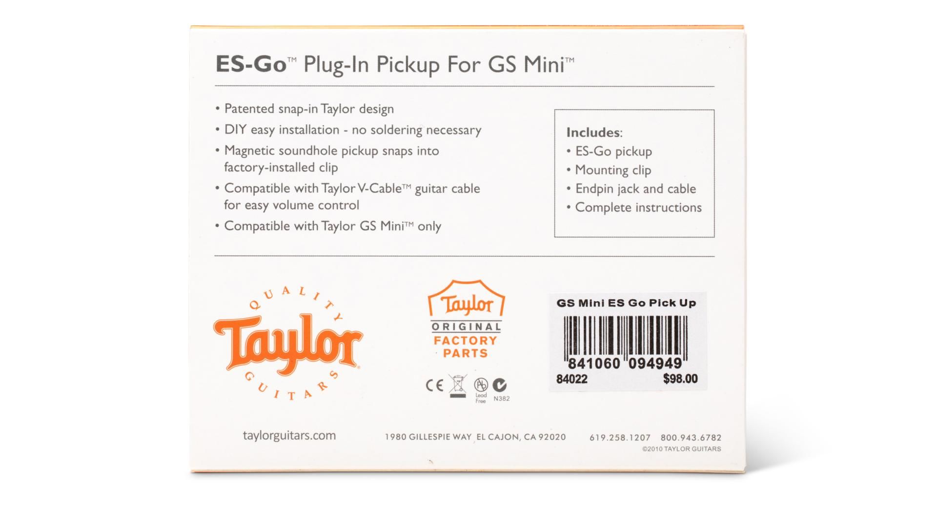 ES Go, Pickup for GS Mini