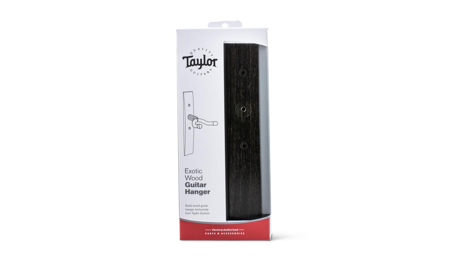 Taylor Guitar Wall Hanger - Ebony, No Inlay