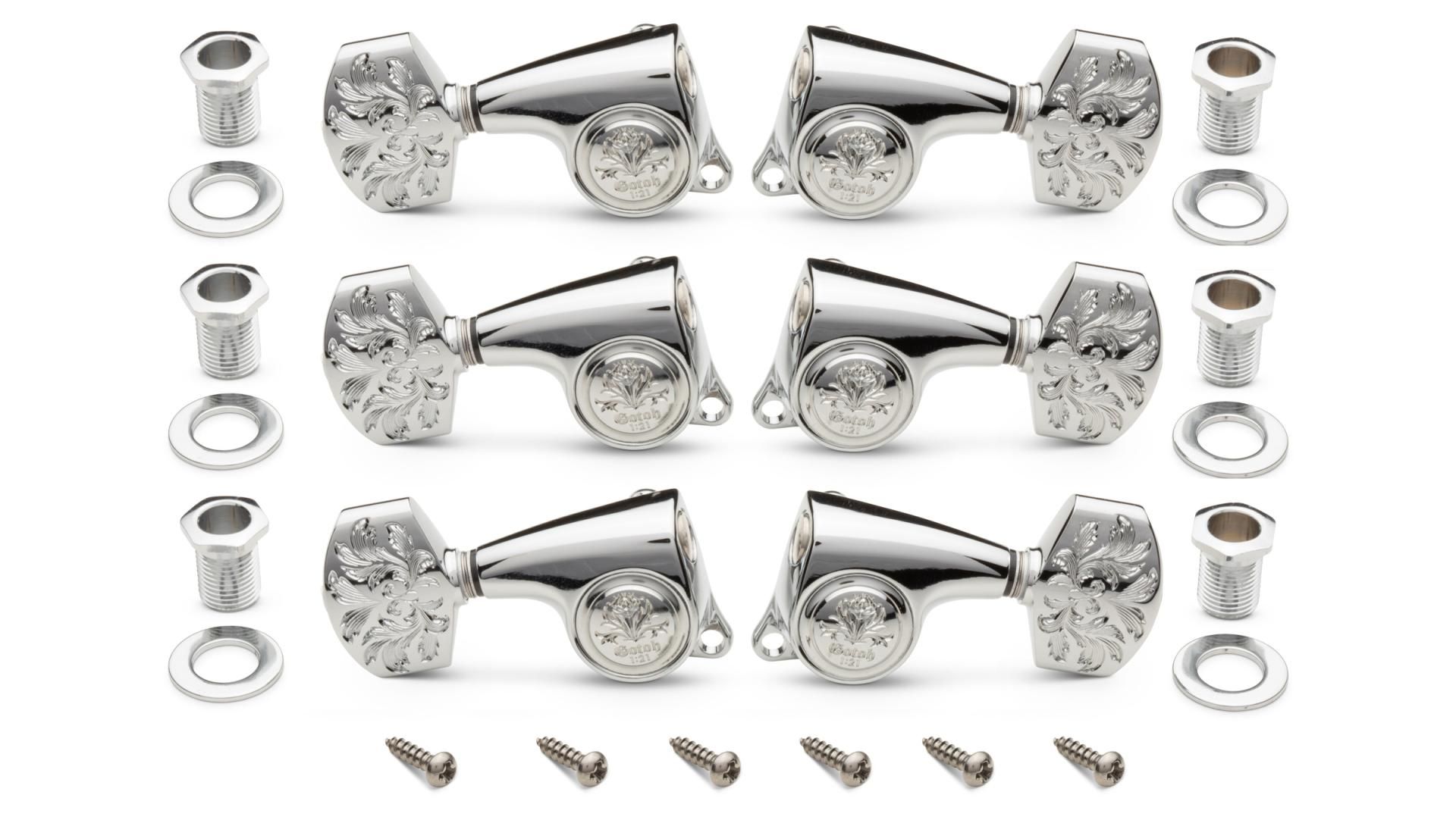 Gotoh Luxury Tuners 21:1 - 6-String, Chrome