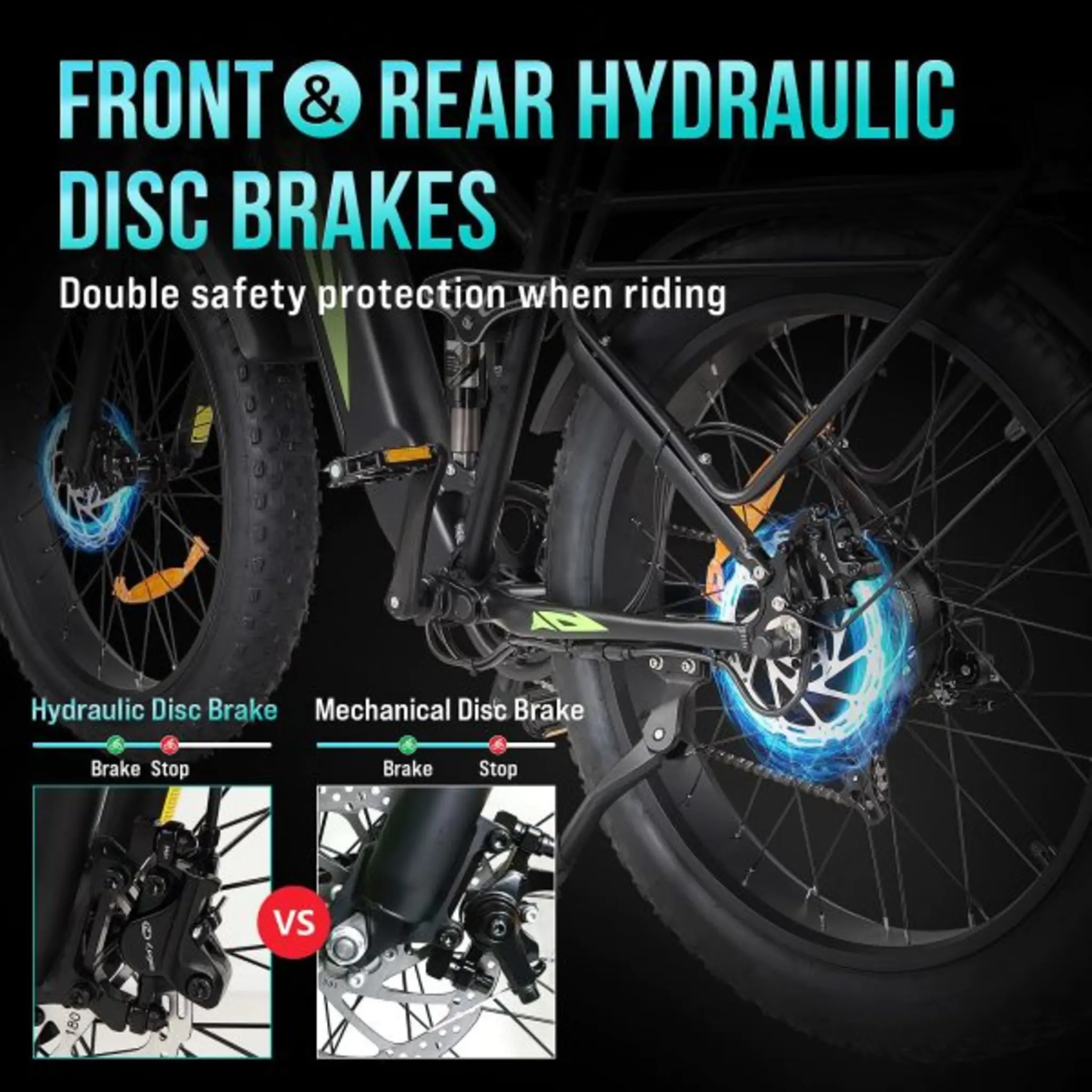 Electric Bike for Adults 1000W, 48V 17.5AH Battery Adult Electric Bicycles, 26 Fat Tire Full Suspension Ebike, 28MPH Mountain Beach E Bike, 7 Speed, 60Miles Range, UL Certified