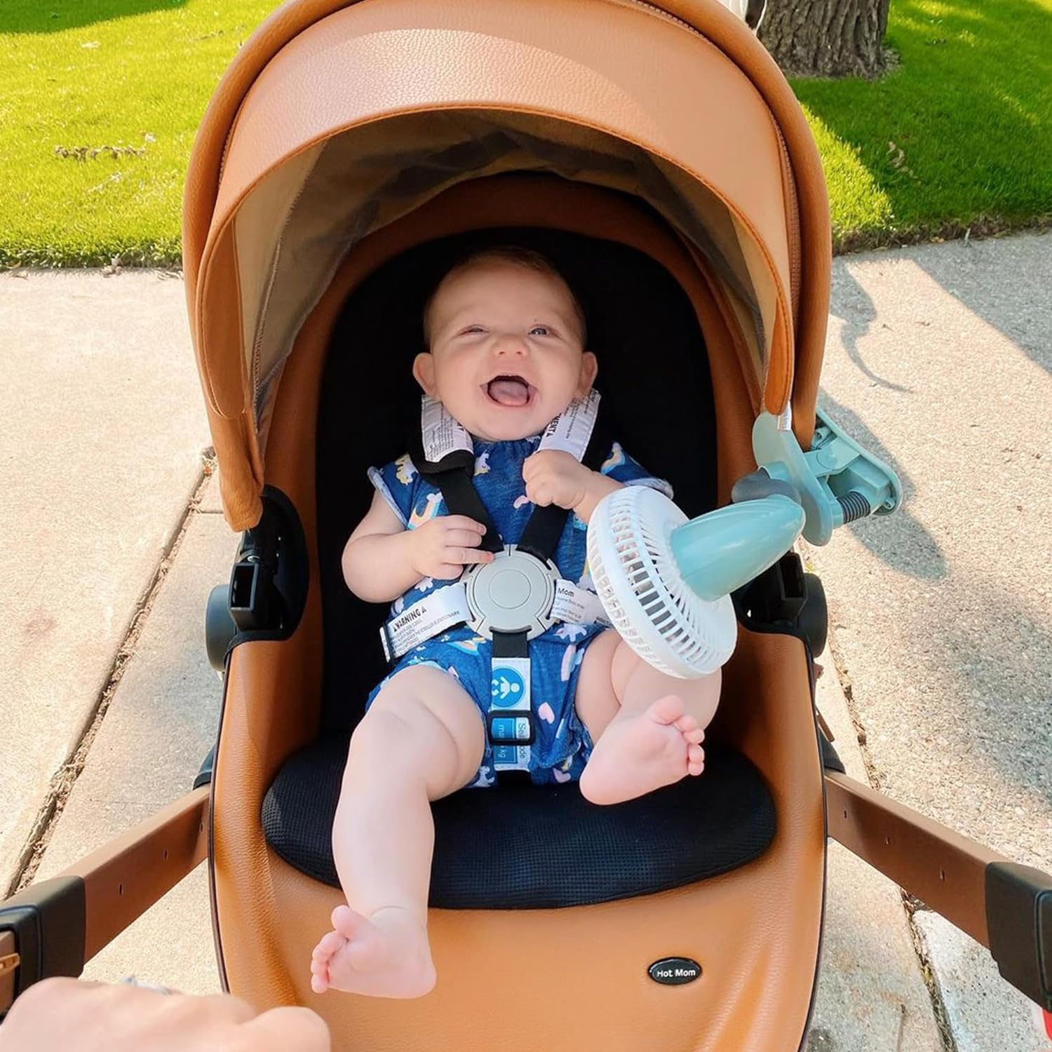 Hot Mom Baby Stroller: Baby Carriage with Adjustable Seat Height Angle and Four-Wheel Shock Absorption,Reversible,High Landscape and Fashional Pram