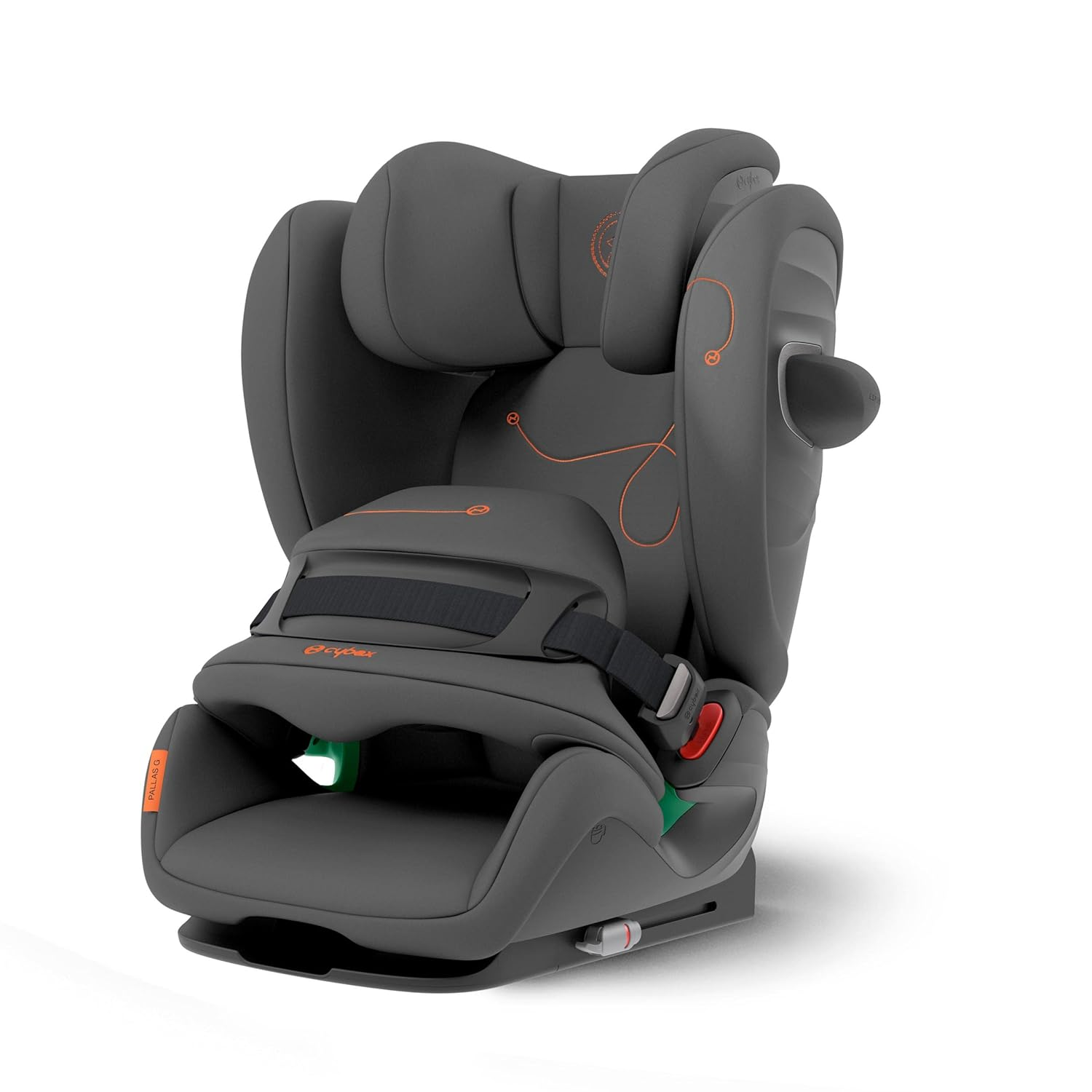 CYBEX Gold Pallas G i-Size Child Seat 76 - 150 cm from 15 Months to 12 Years (Approx. 9 to 50 kg) Lava Grey