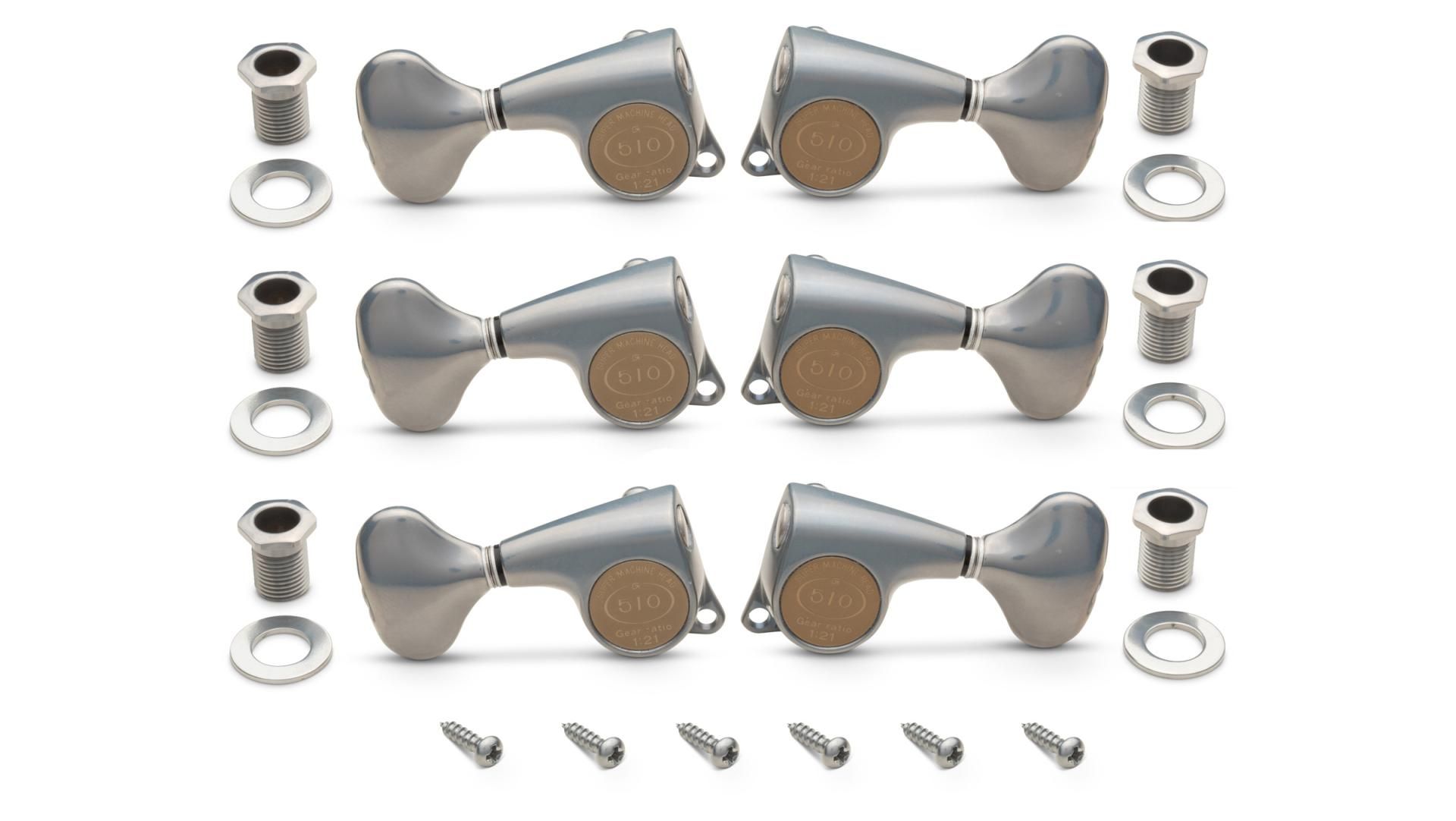 Gotoh Tuners 21:1 - 6-String, Antique Chrome