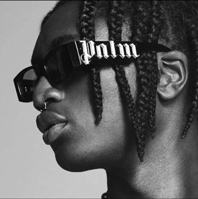 PALM ANGELS Black Angel Sunglasses