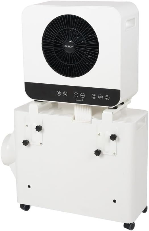 Eurom Split AC3501 WiFi + App for Caravan, Motorhome, Camping, Boat, Bus, Camper, Caravan, Mobile Home, Mobile Air Conditioner with 3500 BTU, Cooling Capacity Max. 24 m³, Protection Class IP24