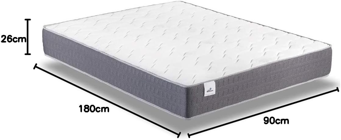 Don descanso MULHACÉN Memory Foam Mattress Height ± 26 cm 90 x 180 cm