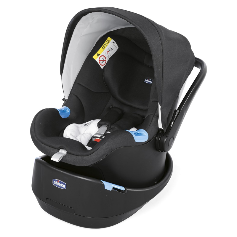 Chicco - Trio StyleGo Up, 3 in 1 Combination Stroller, Jet Black