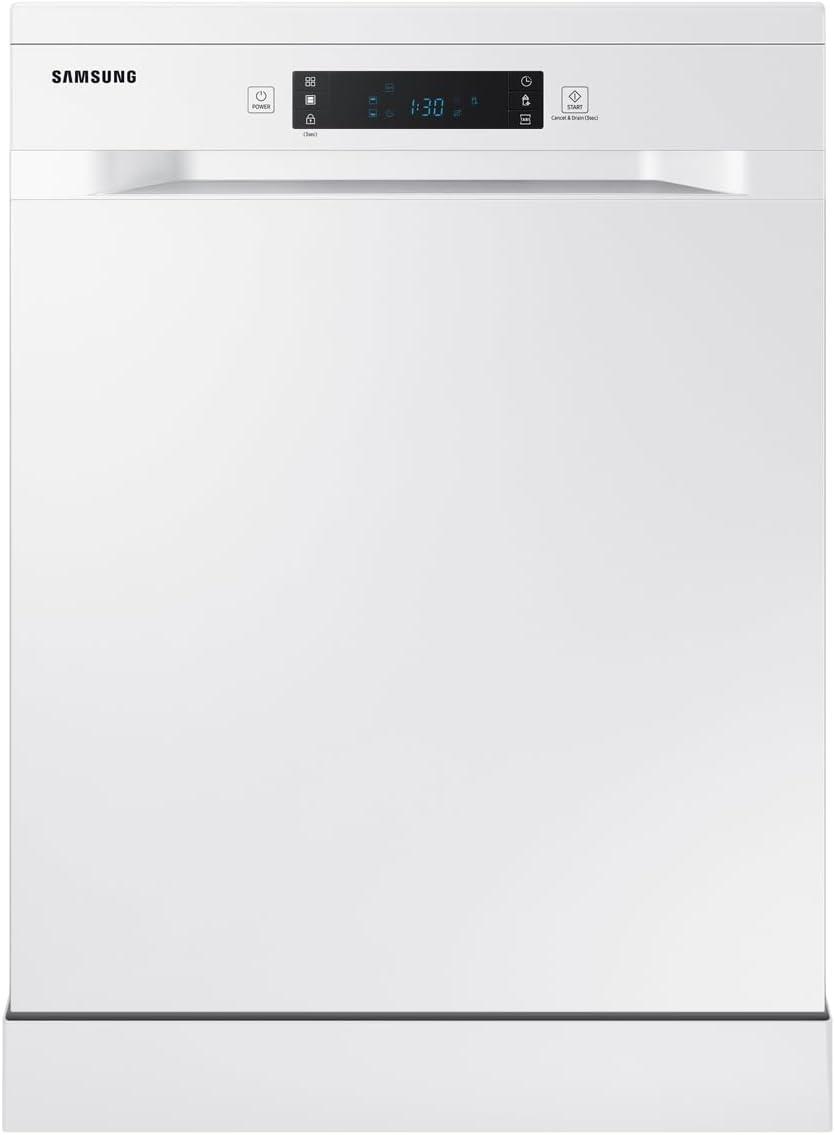 Samsung Dishwasher, Freestanding, With Auto Door, 14 Place Setting, Series 7, Silver, DW60CG550FSREU