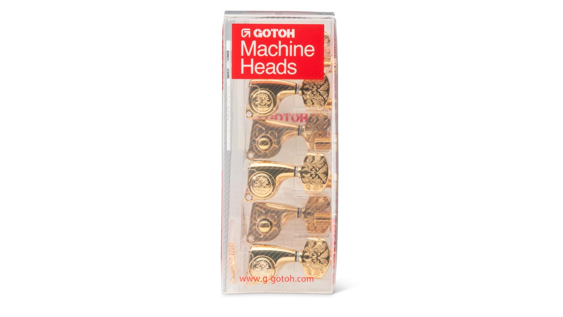 Gotoh Luxury Tuners 21:1 - 6-String, Polished Gold