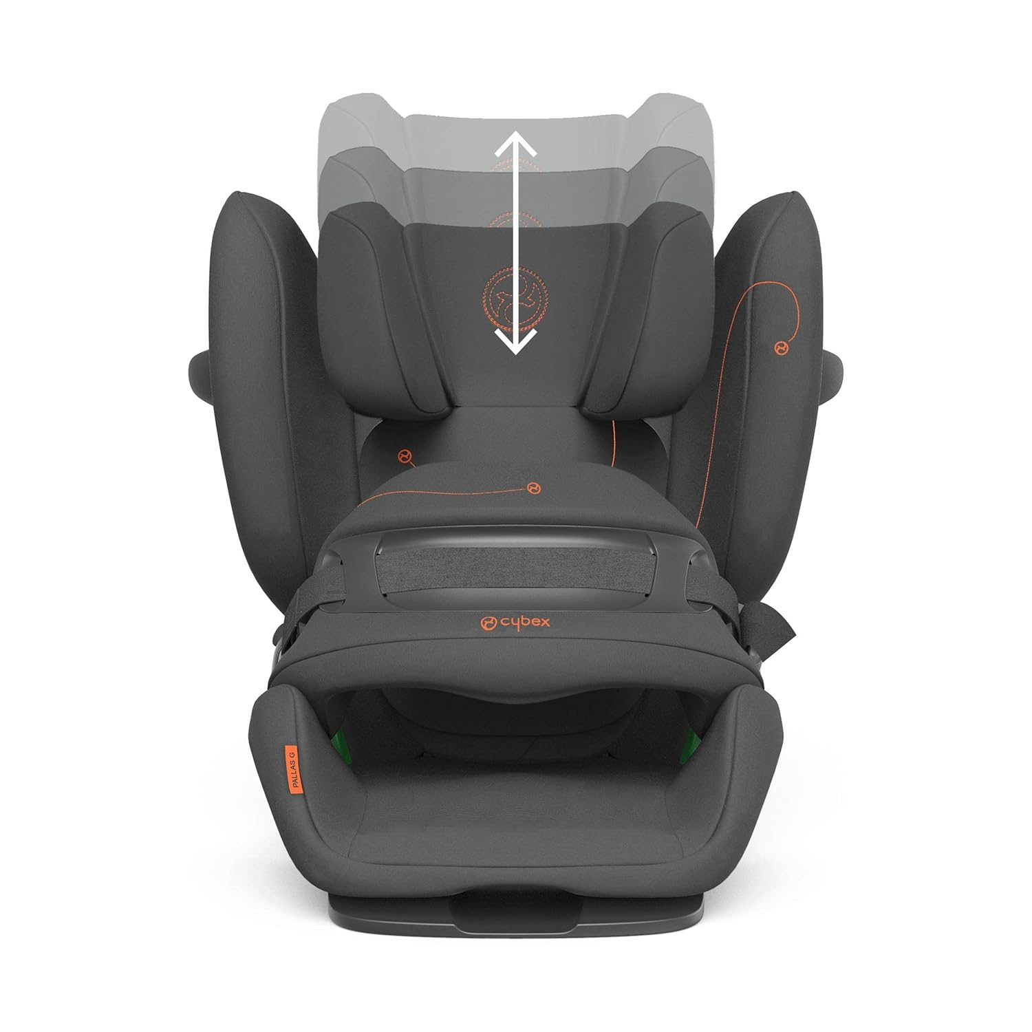 CYBEX Gold Pallas G i-Size Child Seat 76 - 150 cm from 15 Months to 12 Years (Approx. 9 to 50 kg) Lava Grey