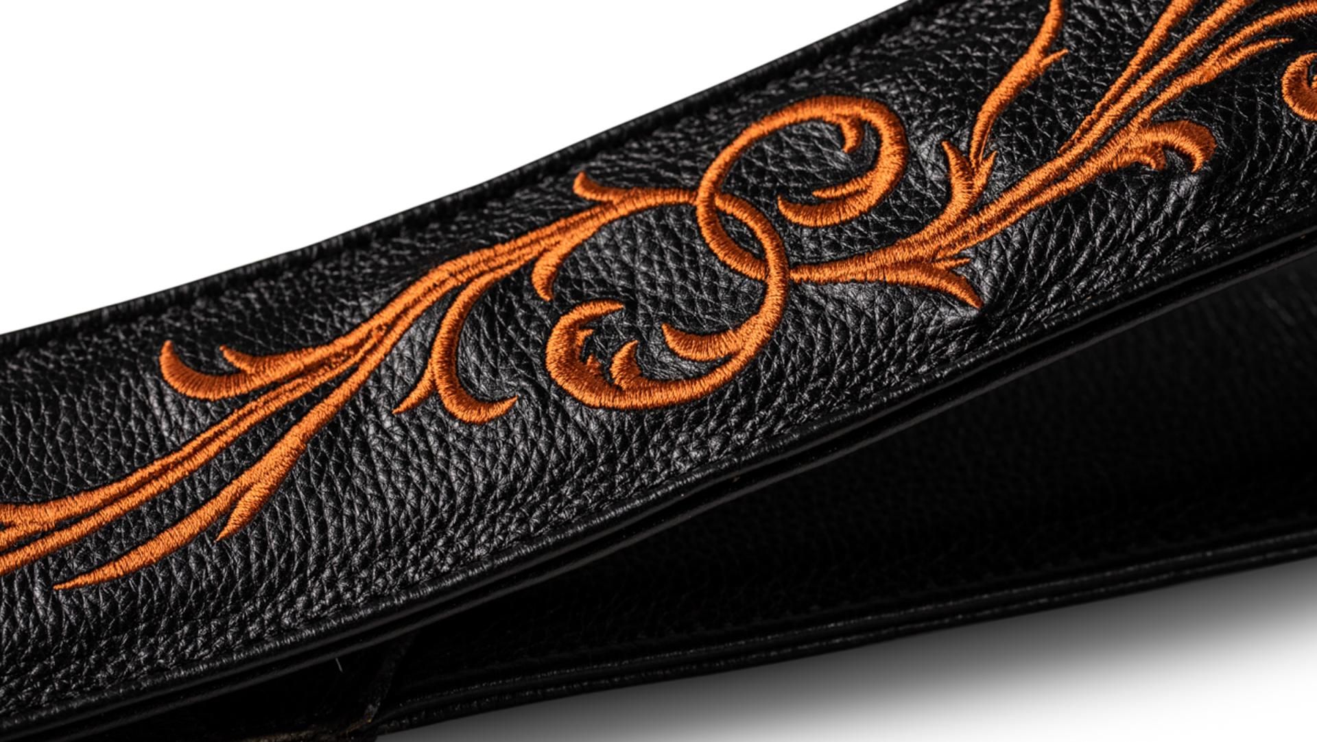 Taylor Nouveau Embroidered Leather Guitar Strap