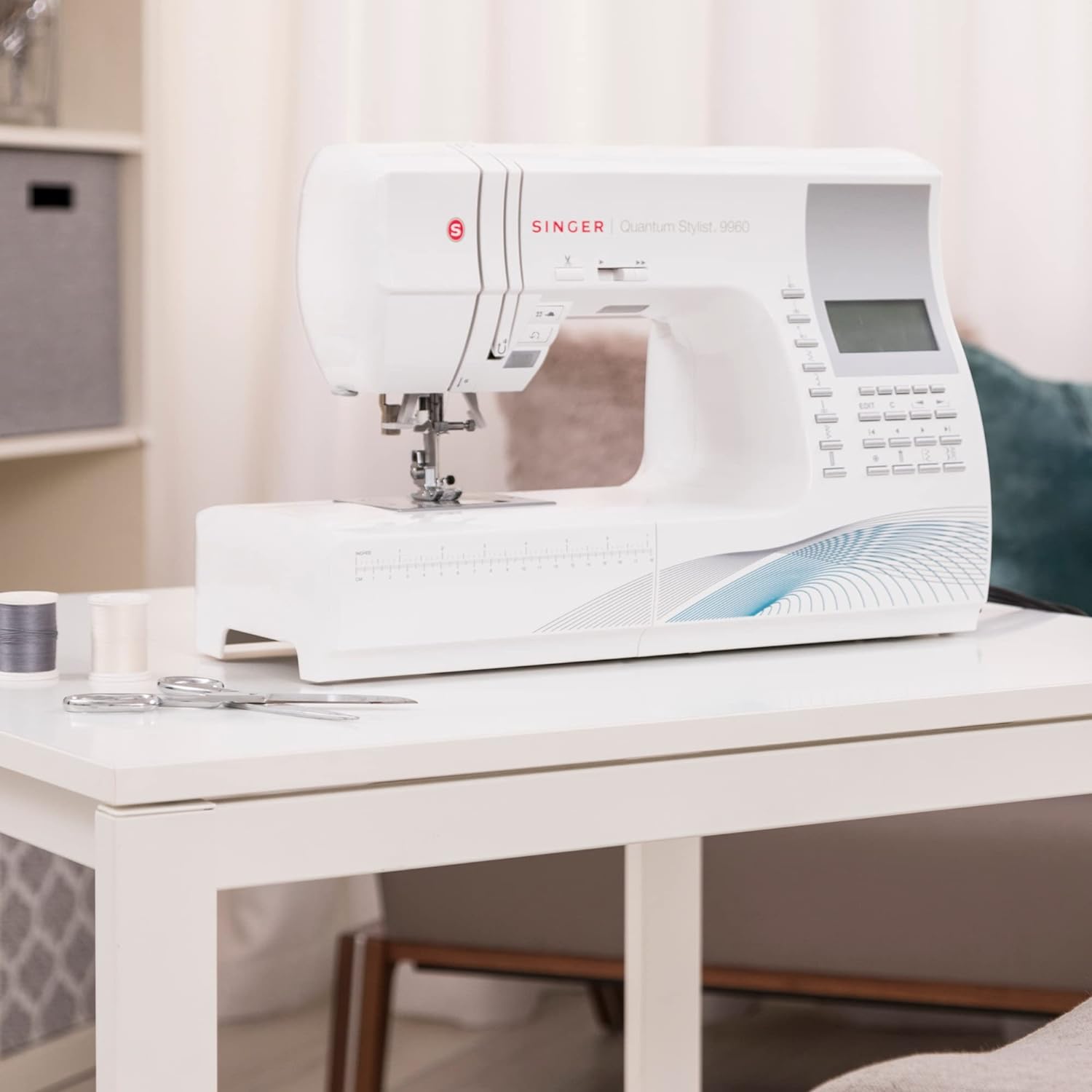 SINGER | 9960 Sewing & Quilting Machine With Accessory Kit, Extension Table - 1,172 Stitch Applications & Electronic Auto Pilot Mode