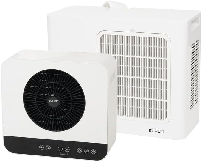 Eurom Split AC3501 WiFi + App for Caravan, Motorhome, Camping, Boat, Bus, Camper, Caravan, Mobile Home, Mobile Air Conditioner with 3500 BTU, Cooling Capacity Max. 24 m³, Protection Class IP24