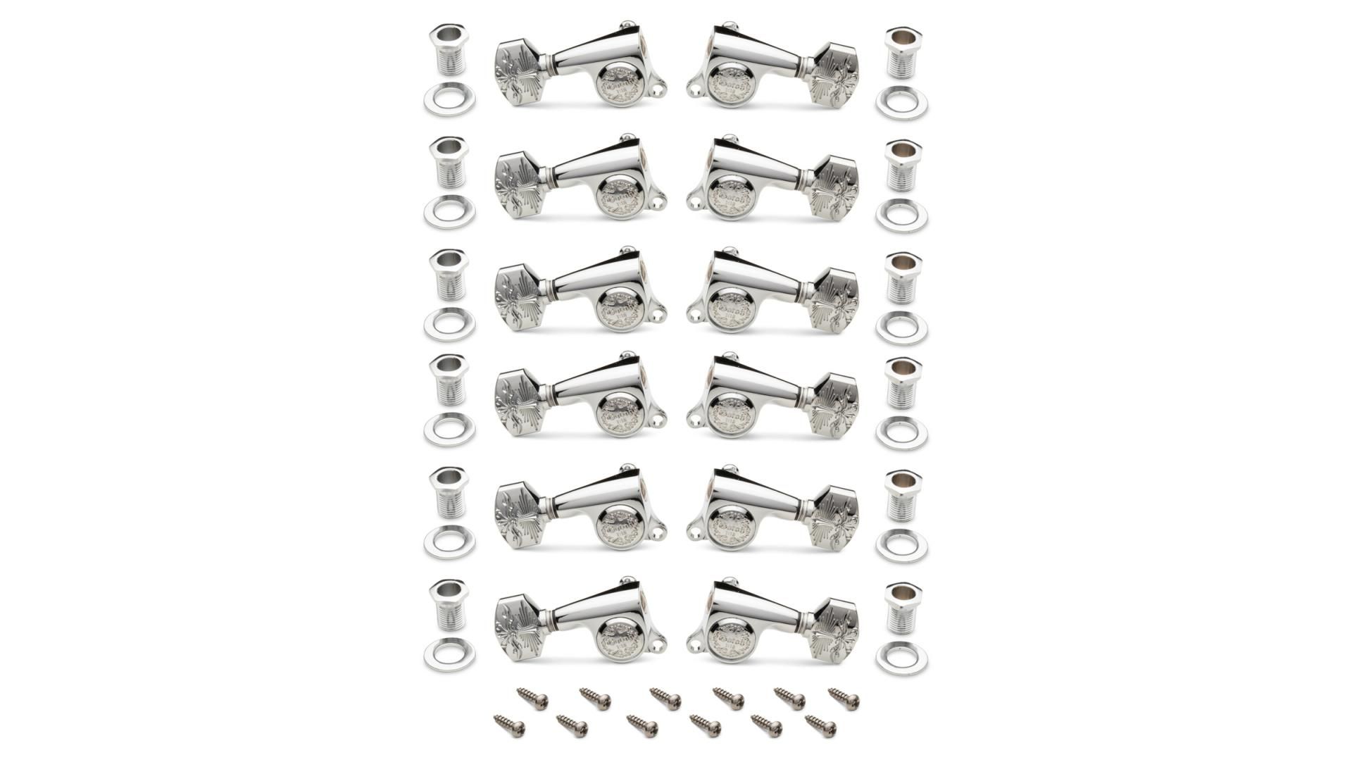 Gotoh Luxury Tuners 18:1 - 12-String, Chrome