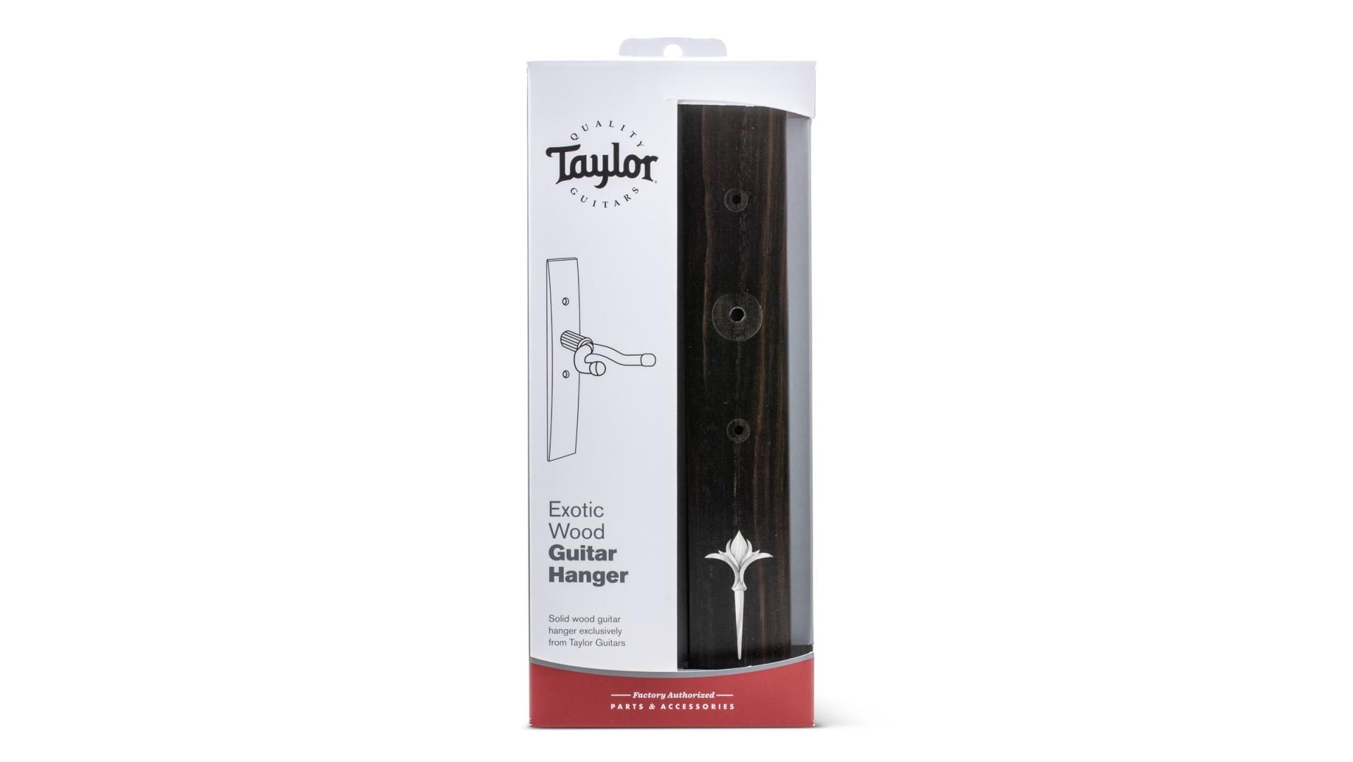 Taylor Nouveau Guitar Hanger - Ebony, Acrylic Inlay