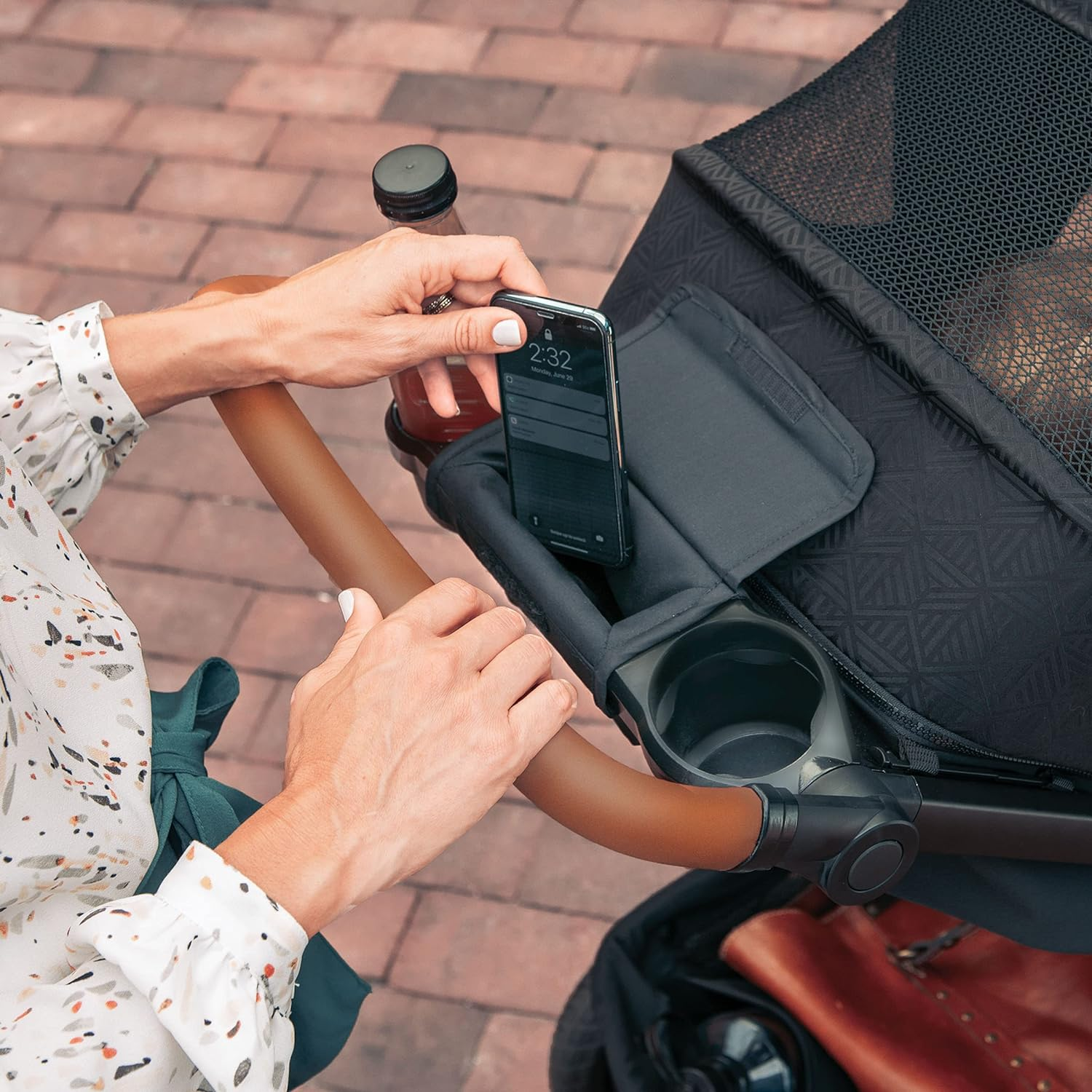 Chicco Bravo Primo Trio Travel System, Quick-Fold Stroller with Chicco KeyFit 35 Zip Extended-Use Infant Car Seat and Stroller Combo | Springhill/Black