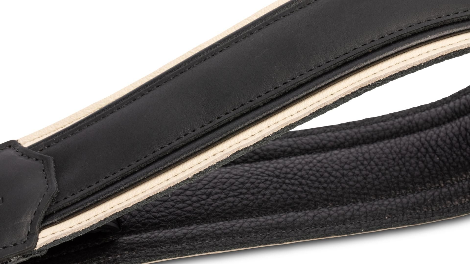 Taylor American Dream Leather Strap, White/Black, Taylor,2.5