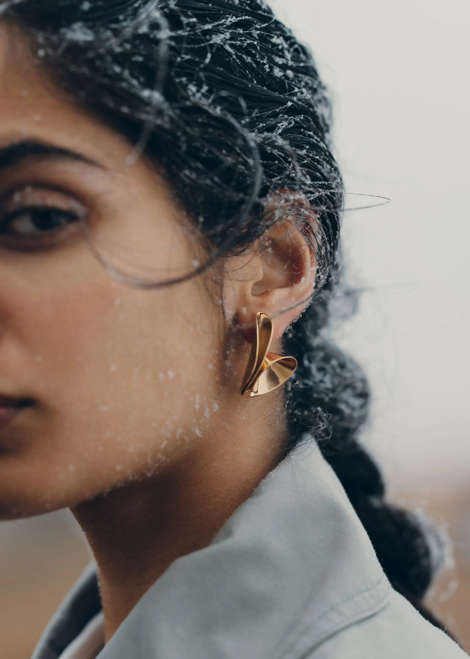 Éole Earrings-Edition 24 carat gold gilded