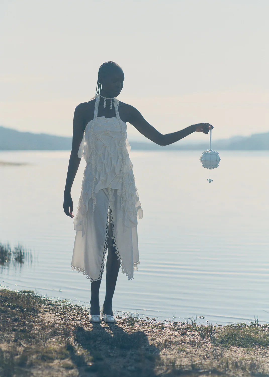 Button Bow Sphere-Edition Cloud