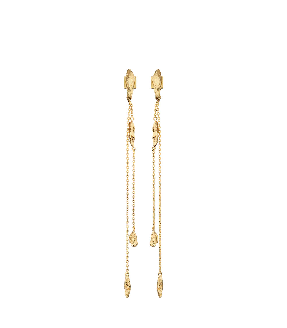 Eroz Chain Earrings-Edition gilded edition